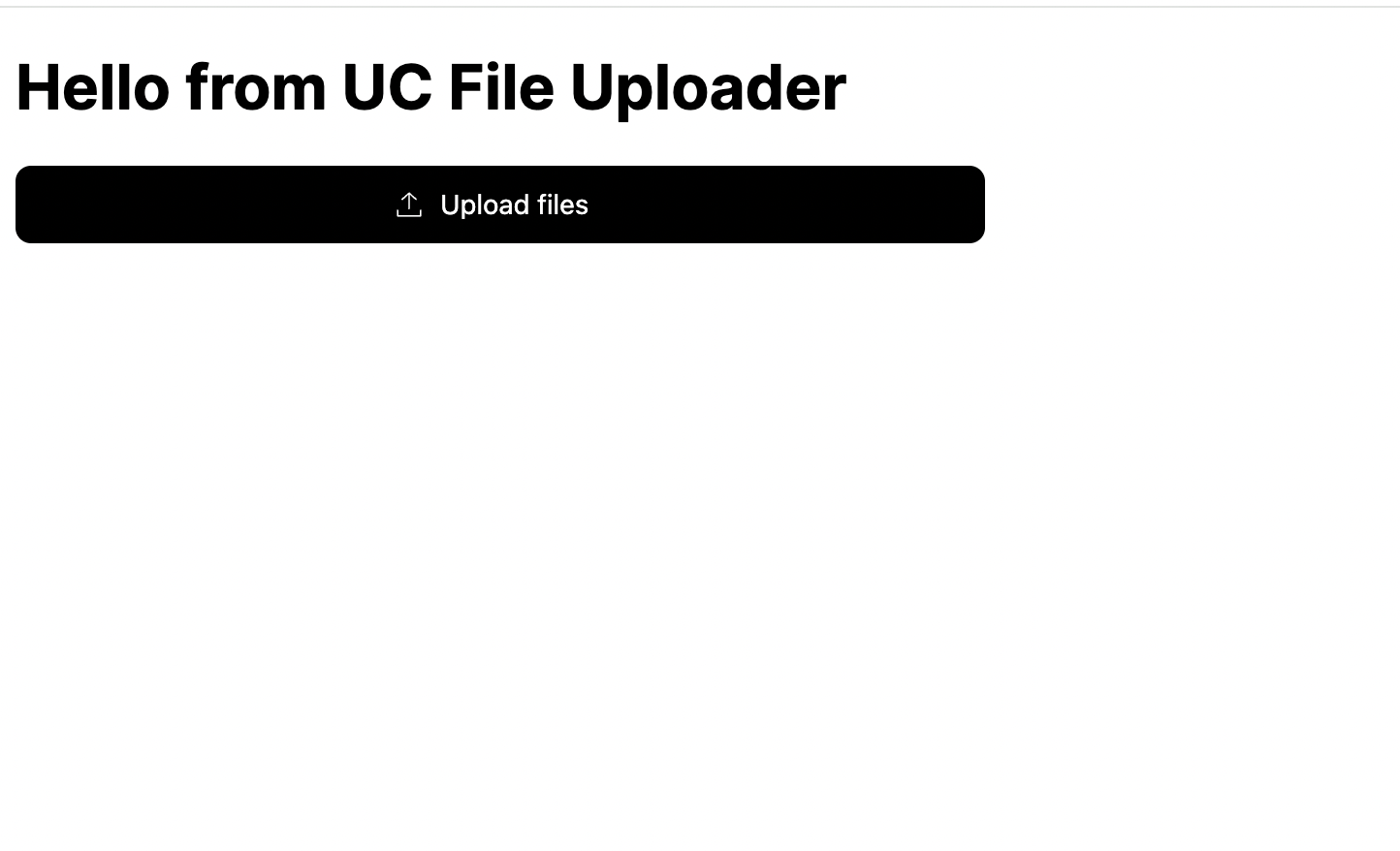File Uploader button with custom styling