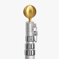 Silver Telescoping Flagpole