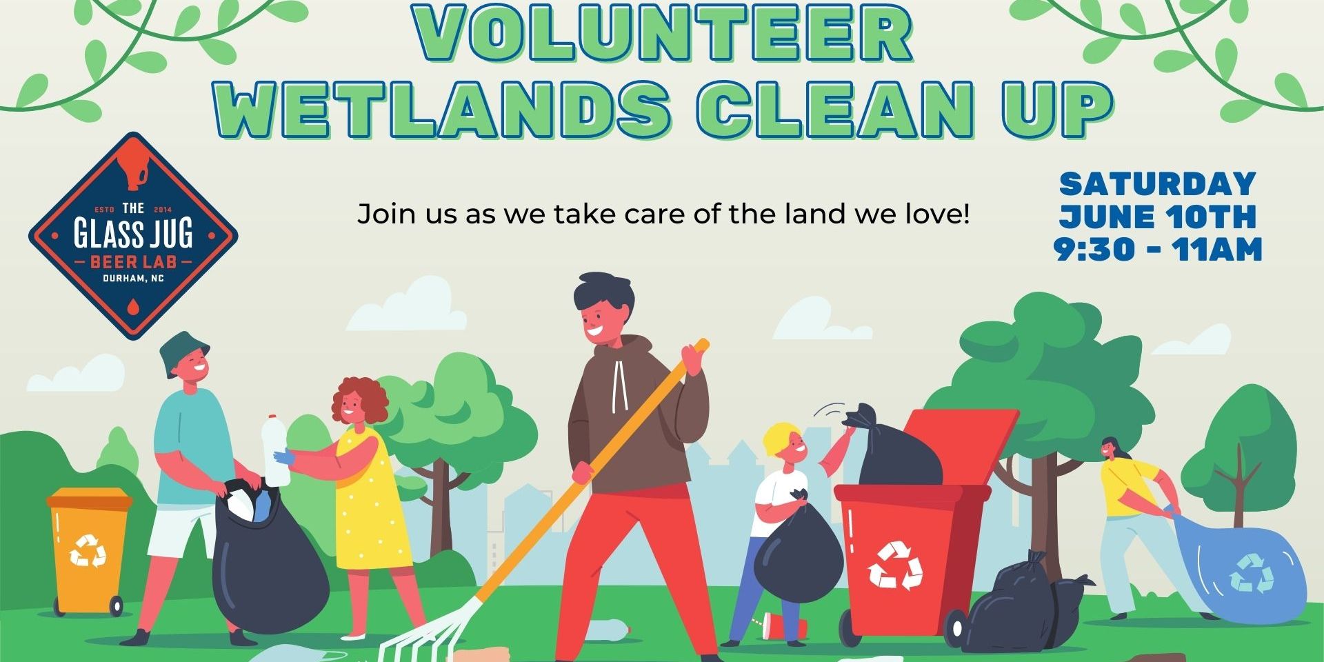 Volunteer Wetlands Clean Up promotional image