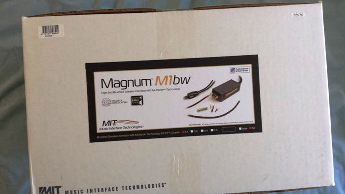 MIT Magnum M1 BiWire 8 ft pair. NOS, New-in-Box, 0NE DA...
