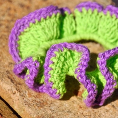 Koraalrif scrunchies