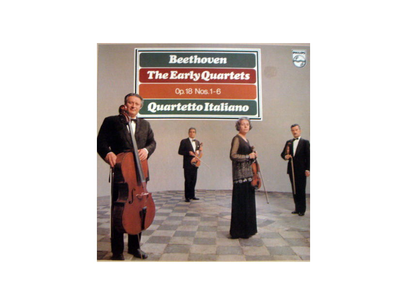 Philips / QUARTETTO ITALIANO, - Beethoven The Early Quartets, NM, 3LP Box Set!