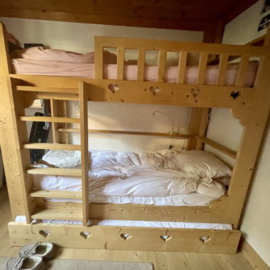 Handmade bunk bed 