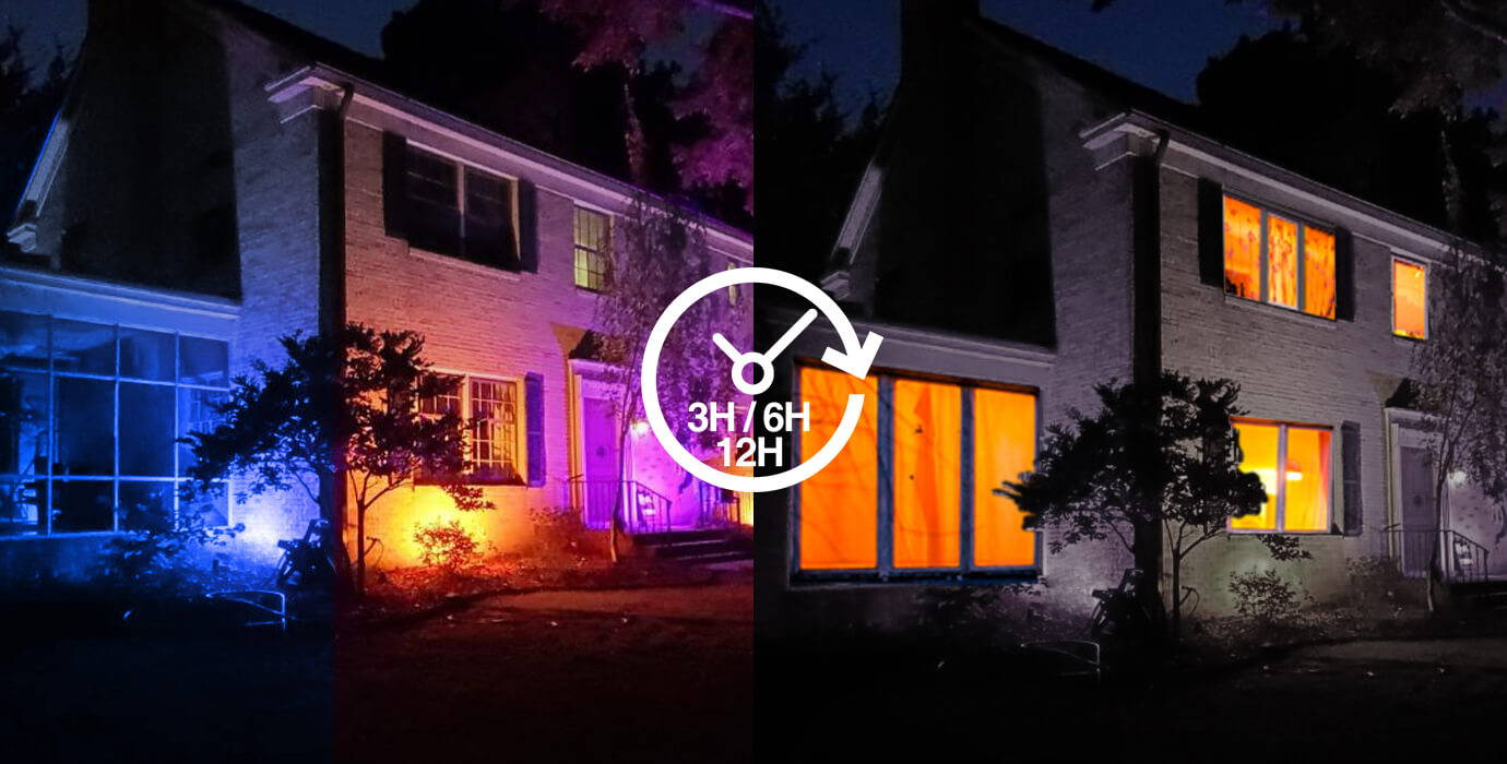 RGB LED Floodlight Timer