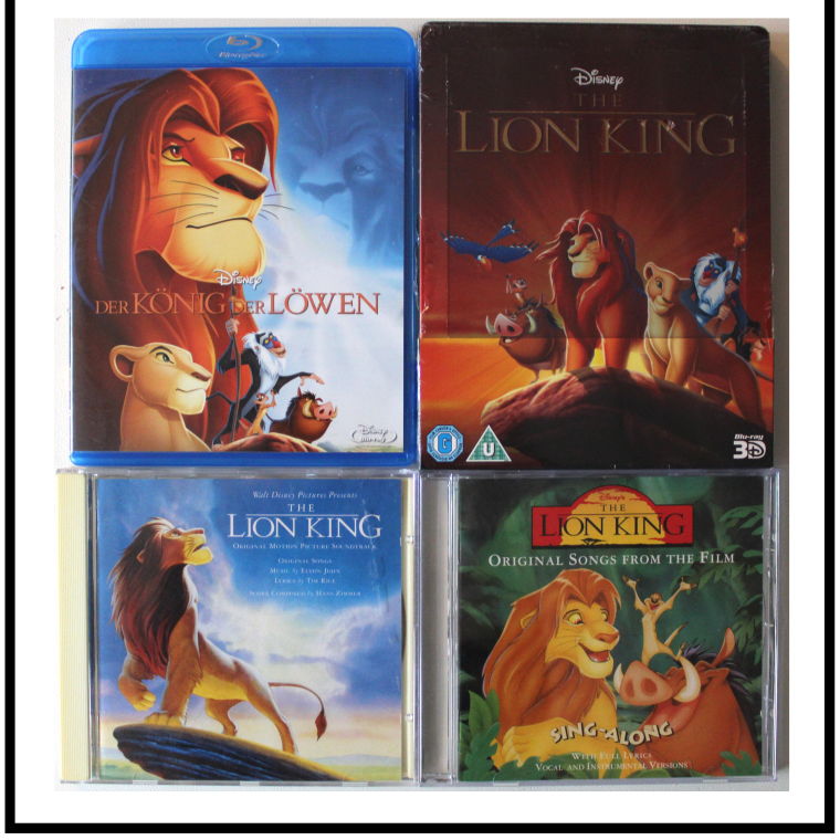Disney König der Löwen Paket Steelbook bluray