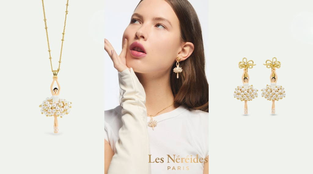 【パリ・オペラ座/美品】バレリーナデザイン ネックレス パリ・オペラ座/美品】バレリーナデザイン ネックレス