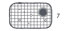 Illustration showing a tester with 7 colonies