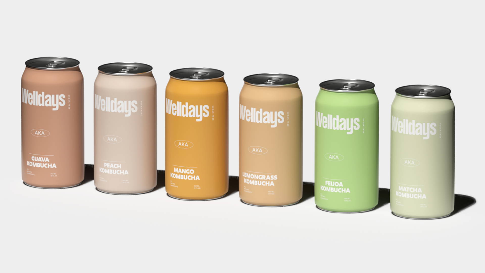 Featured image for Welldays Kombucha Packaging Is Pure And Simple Just Like The Ingredients