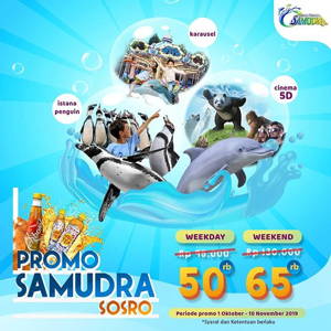 Ocean Dream Samudra: Promo Samudra SOSRO – Beli 3 Produk SOSRO Tukar Tiket Masuk! sampai 11/30/2019