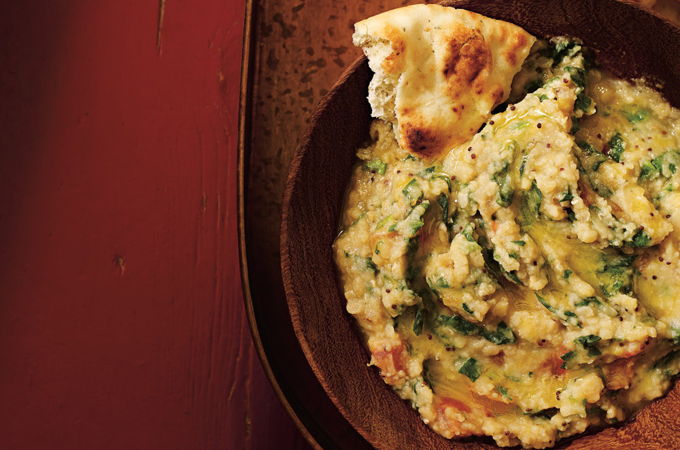 Cari de lentilles et d’épinards