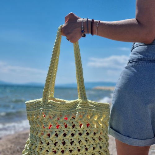 Beach tote bag for summer