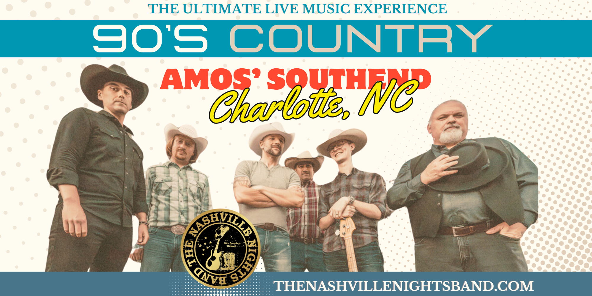 90's Country @ Amos' Southend promotional image