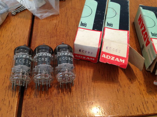 ADZAM 12au7 ECC82 tubes true matched trio NEW IN BOX