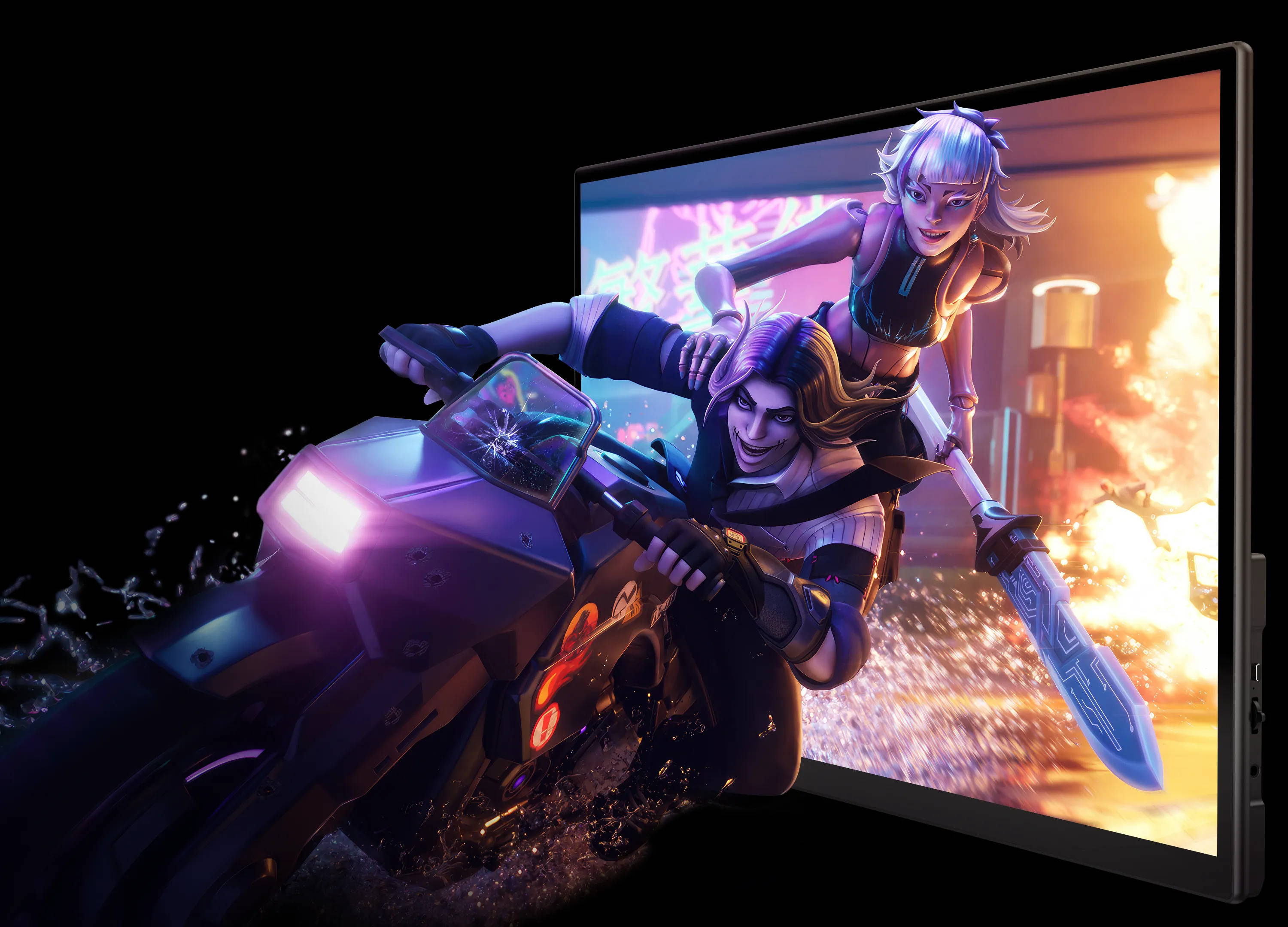 UMax 21 Touch - 21.5 Inch Computer Monitor 120Hz Desktop 1080P Touchscreen