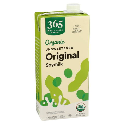 365 Unsweetened Original Soy Milk