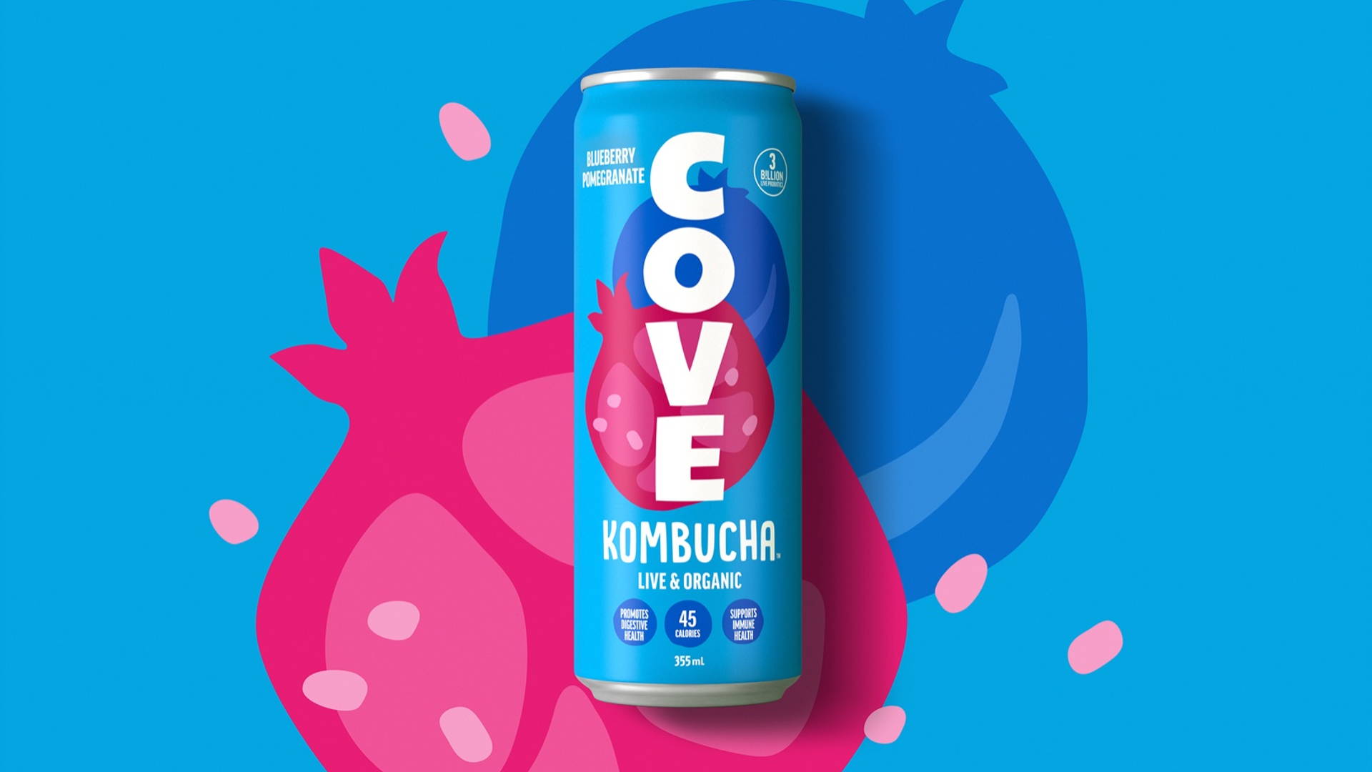 Featured image for Cove Kombucha Rebrand Helps Promote Gut Health With A Refreshed Visual Style