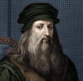 Leonardo da vinci seen sporting a long full beard style