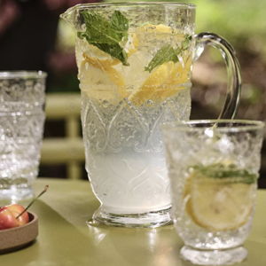The Bombay Handblown Glass Juice Glasses, Set of 4