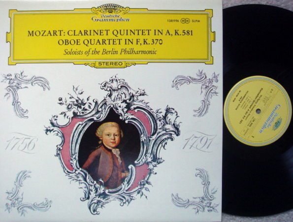 DG / Mozart Clarinet Qunitet, - Soloists of BPO, MINT!