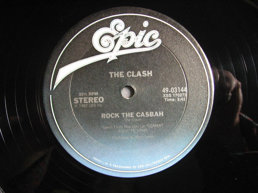 The Clash - Rock The Casbah -  1982 Viny 12" 33 RPM Epic 49-03144