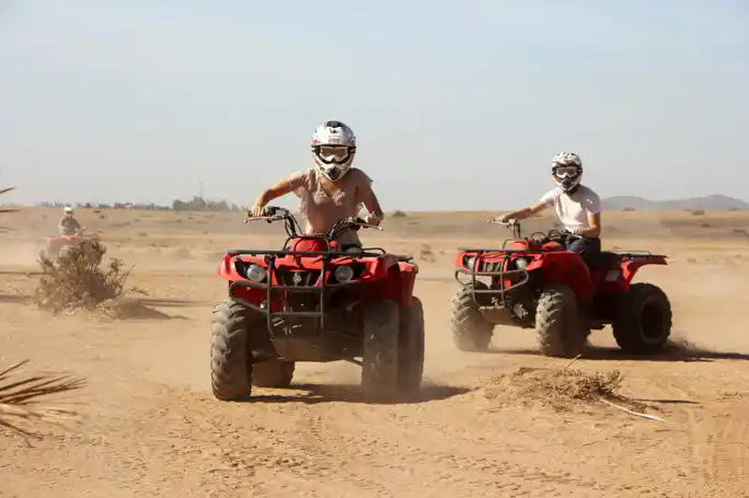 Agafay desert: Quad Bike Tour with Optional Dinner