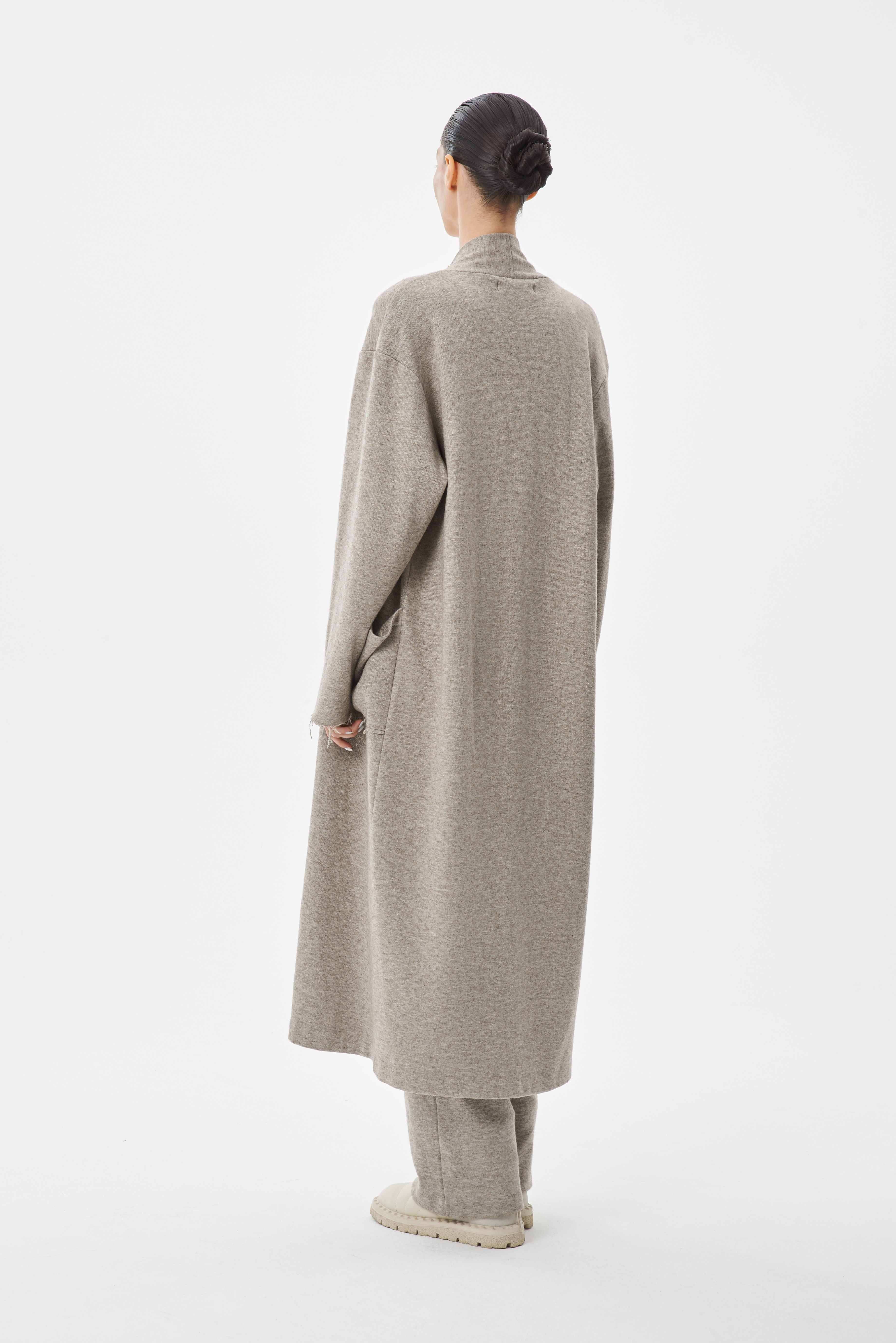 Grey outlet robe coat
