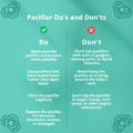 Pacifier Do's and Don'ts Graphic | The Milky Box