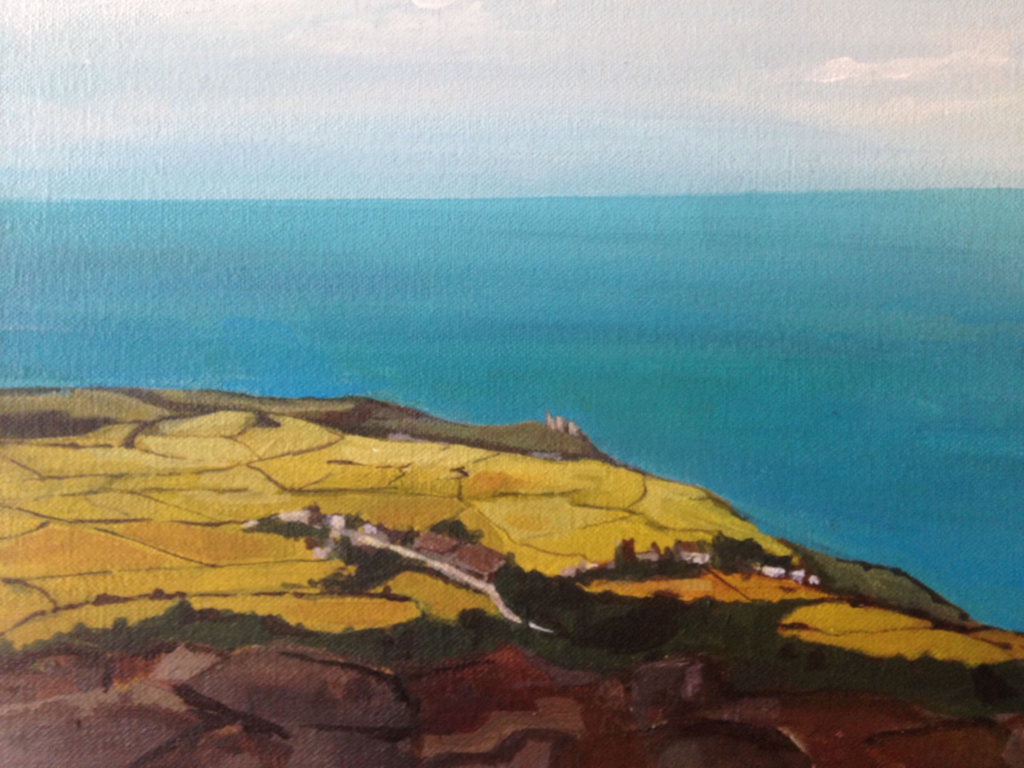 Arial view of Zennor cliffs