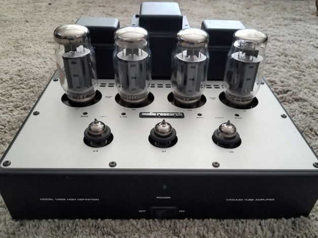 Audio Research VS-55 w/ new 6550 tubes and used KT120s