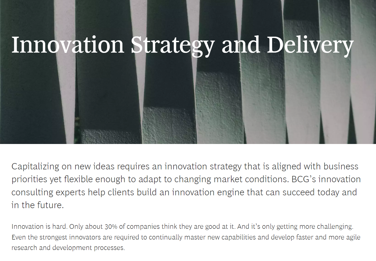 Boston Consulting Group product / service