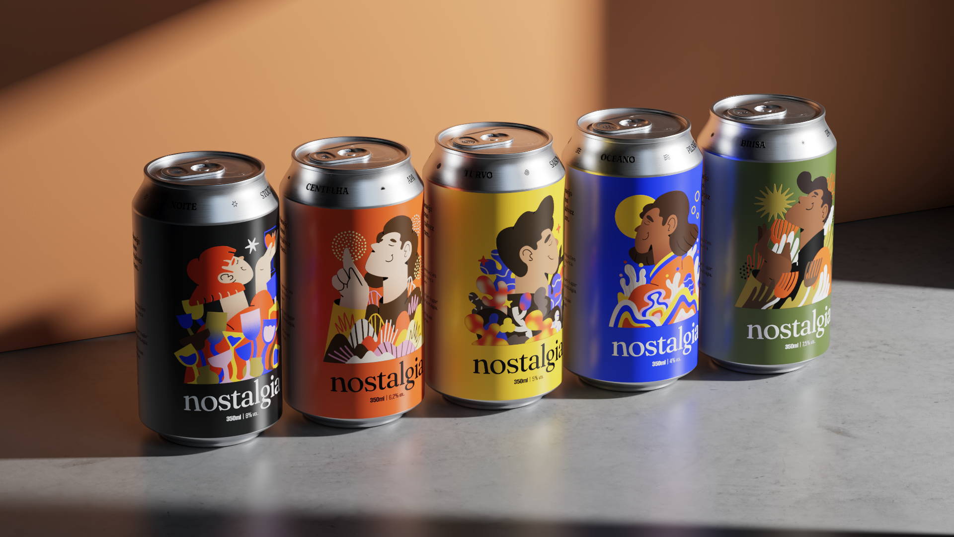 Featured image for Conceptual Beer Brand, Nostalgia, Has Us Daydreaming Of Pre-COVID Days
