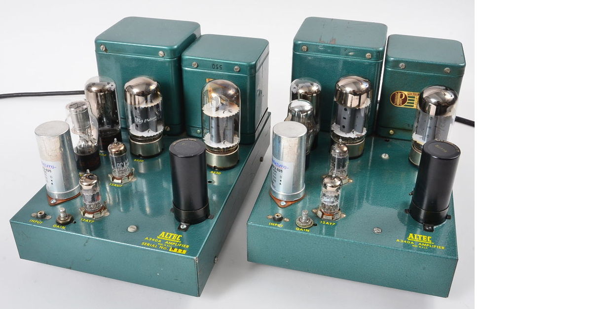 Altec Lansing A340A 340A Mono Amplifiers For Sale | Audiogon
