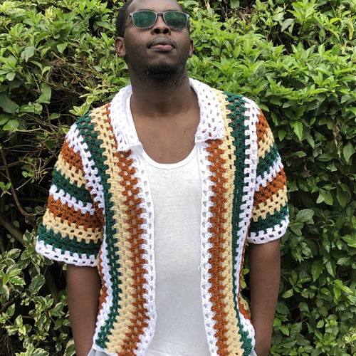 Vintage Crochet Men's Shirt