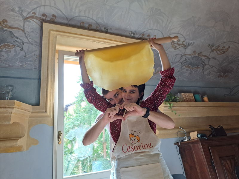 Cours de cuisine Bologne: Tagliatelles vertes et jaunes : cours de pâtes pour les couples