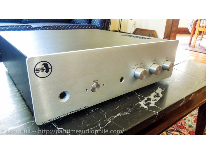 Rogue Audio Sphynx V1 Integrated Amp Silver w/ Remote