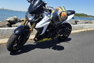 2021 SUZUKI GSX-S750 motorcycle for rent near Winthrop, MA