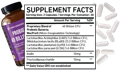 Supplement Facts of Nano Singapore's best probiotic supplement