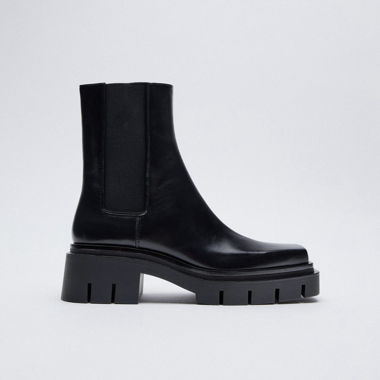 Zara Ankle Boots, Leder 
