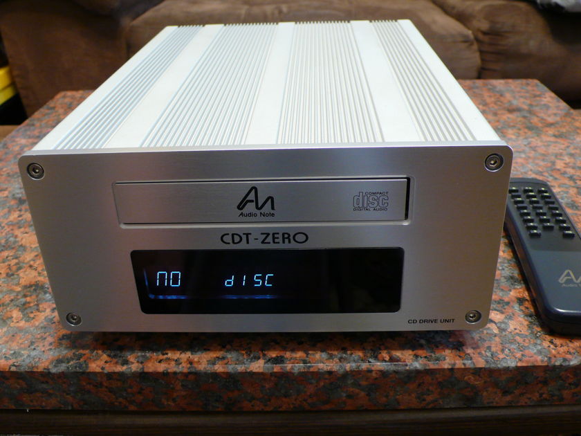 Audio Note CDT-Zero CD Transport ,silver