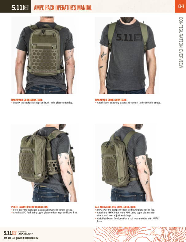 AMPC-Pack-Operator-Manual – 5.11 Tactical Japan