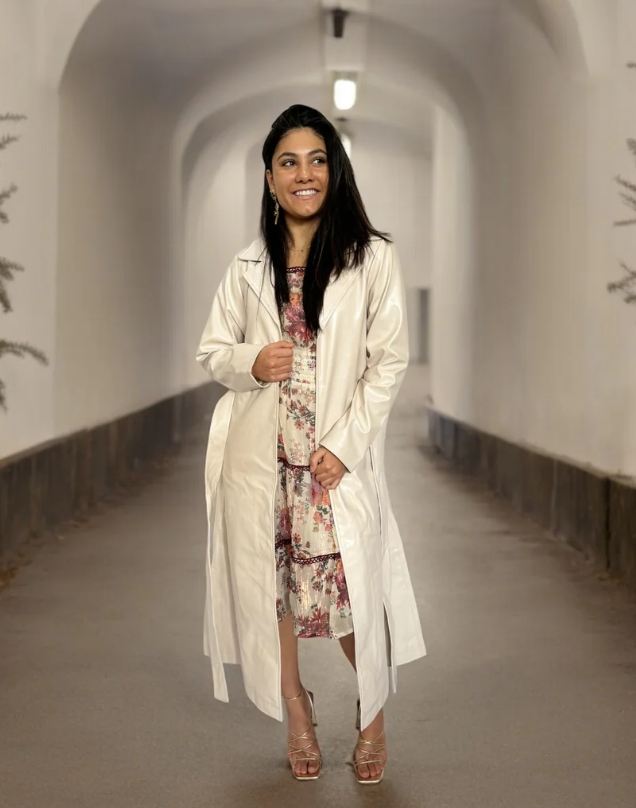 Lucia Vegan Trench Coat - Image 3