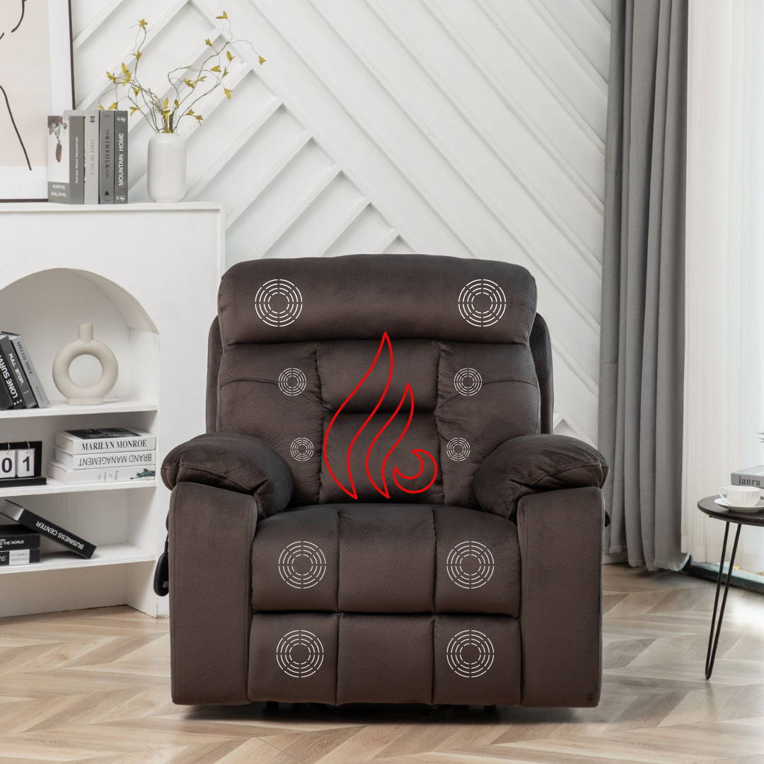 edward creation a lift chair with massager to improve your circulation, ease pain, and increase your range of motion.