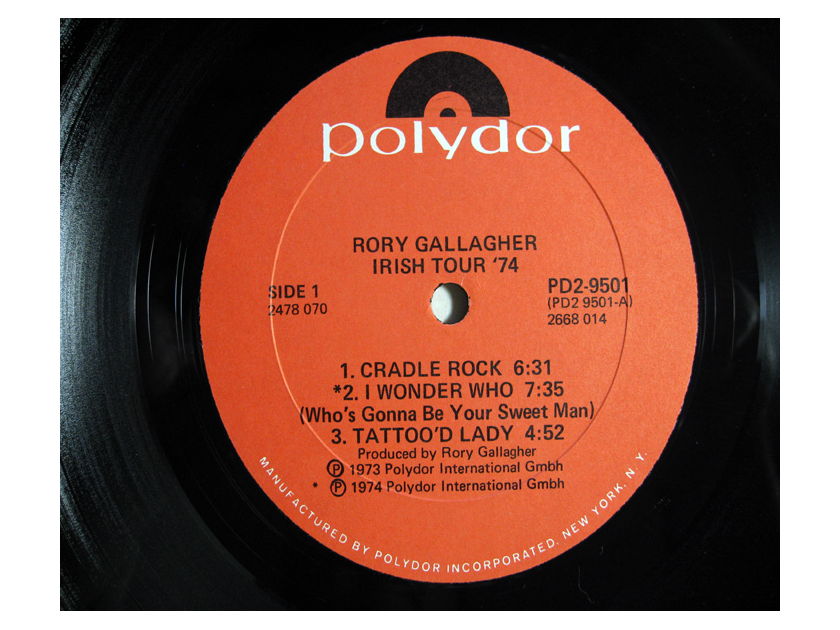 Rory Gallagher - Irish Tour '74 - Sterling Rob Ludwig Mastered - 1974 Polydor PD2-9501