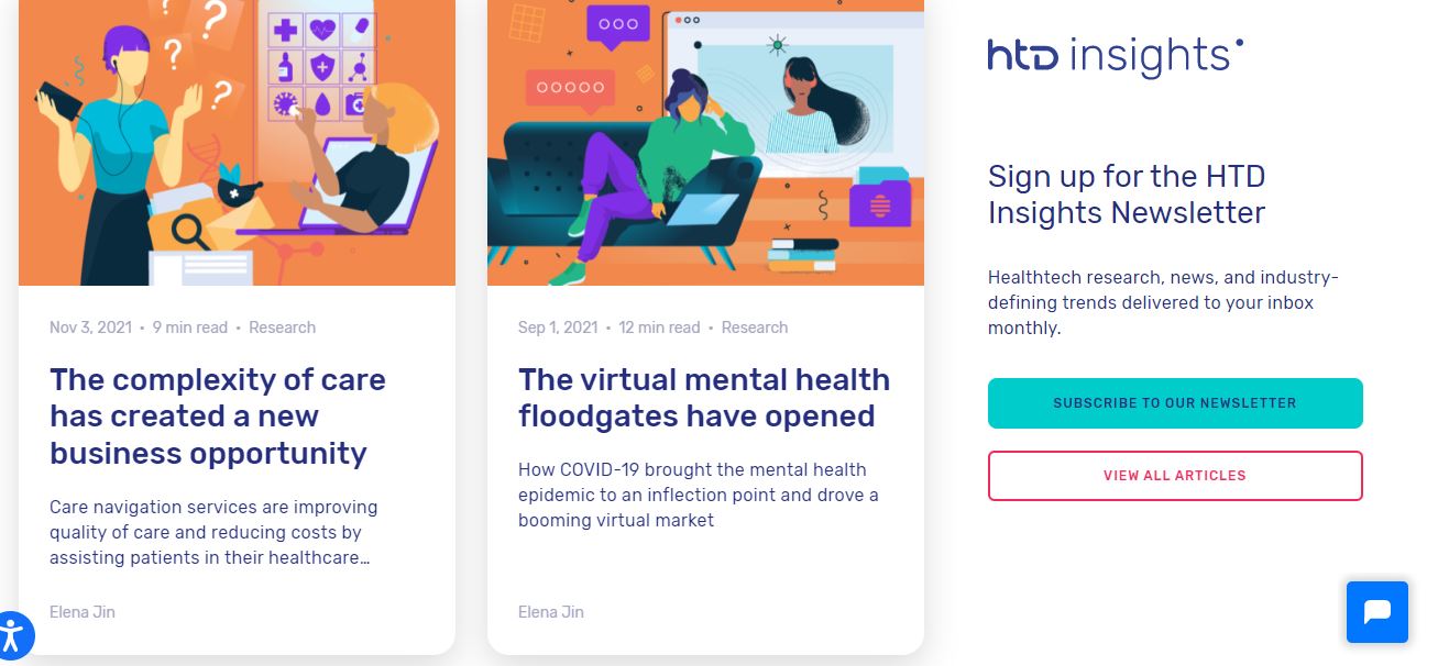 HTD Health product / service