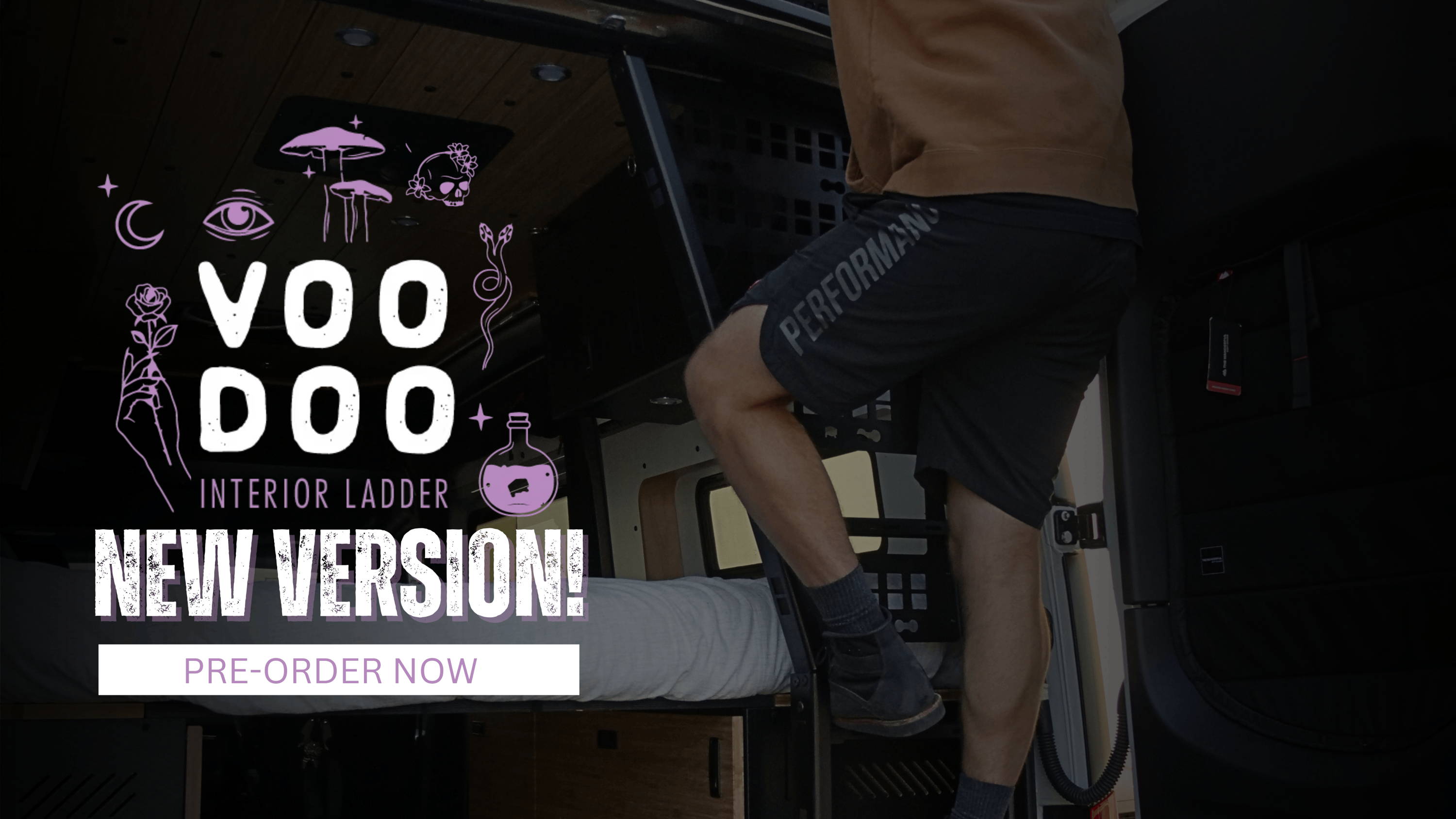 Voodoo Interior Ladder for Sprinter vans - preorder now!