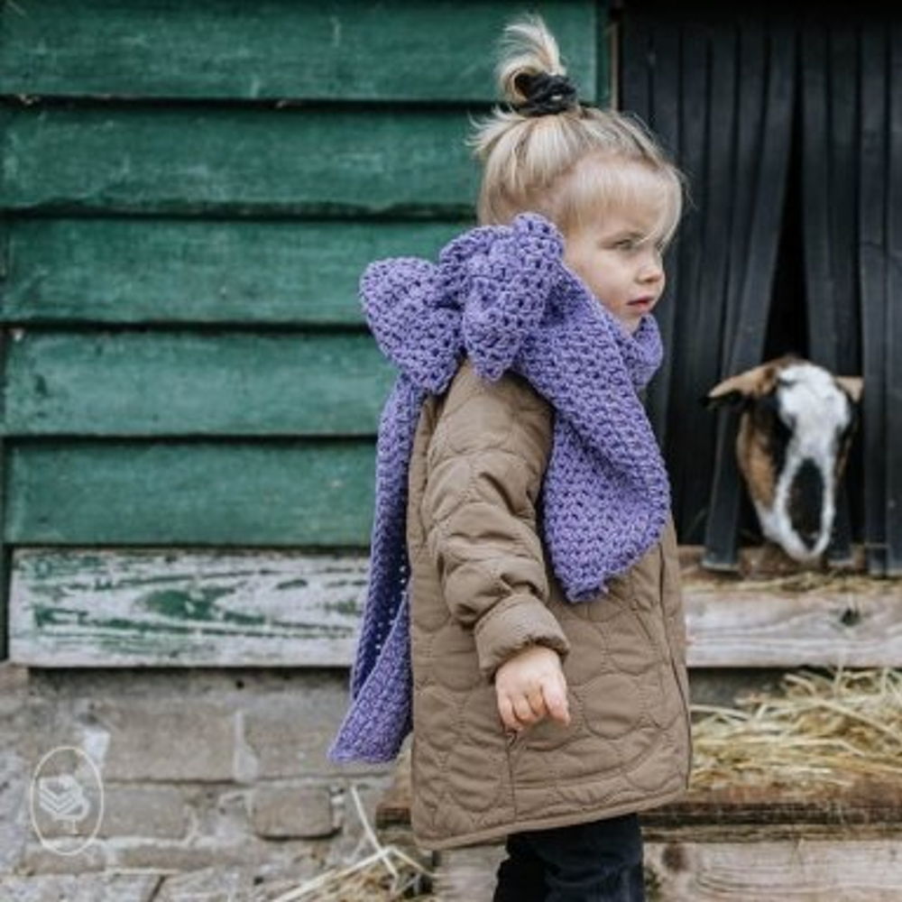 Gratis Haakpatroon Kindersjaal - Striksjaal
