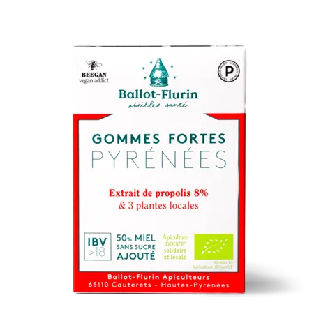 Gommes Fortes Pyrénées - Propolis-Fruchtgummies