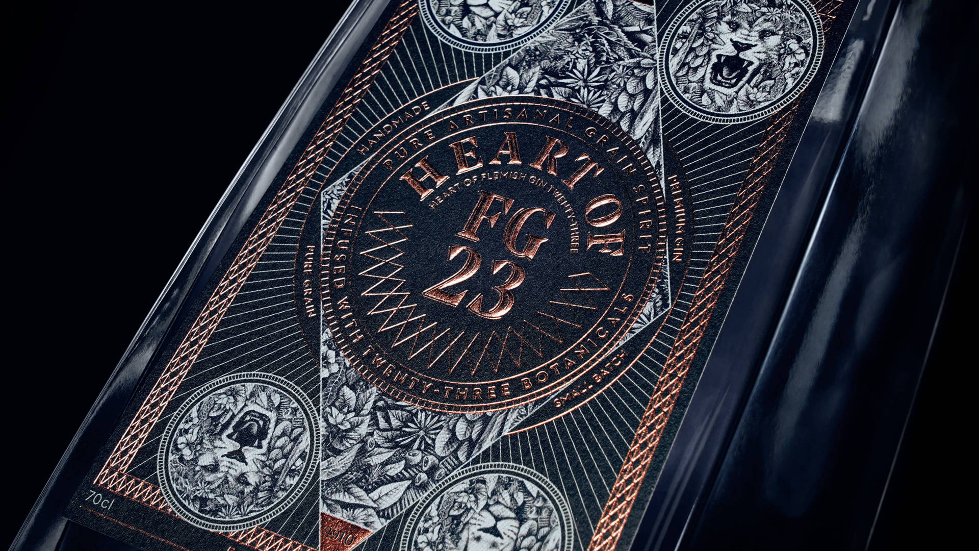 Featured image for Cheers To Flemish Gin 23's Stunning Label Design