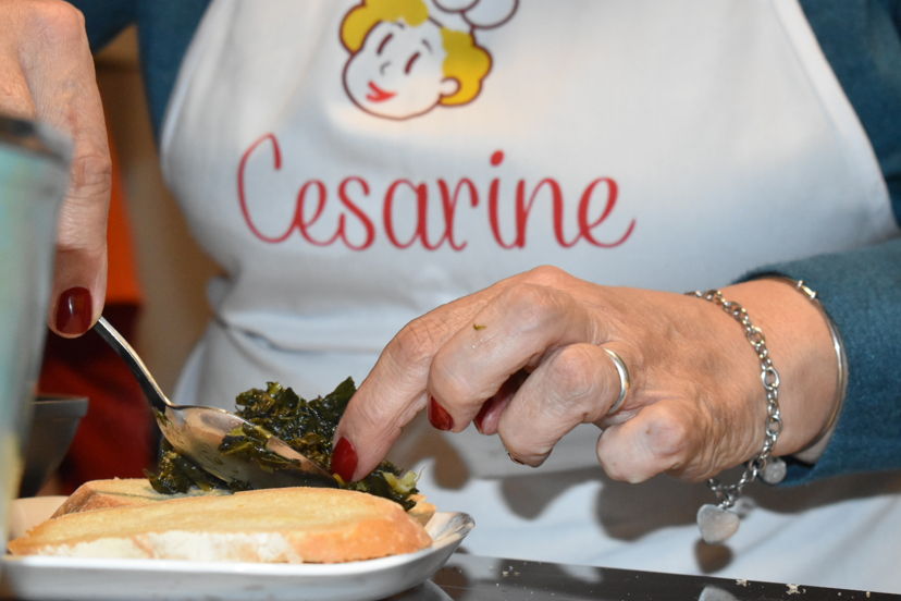 Home restaurants Gavorrano: Hors d'oeuvres as per tradition: black cabbage