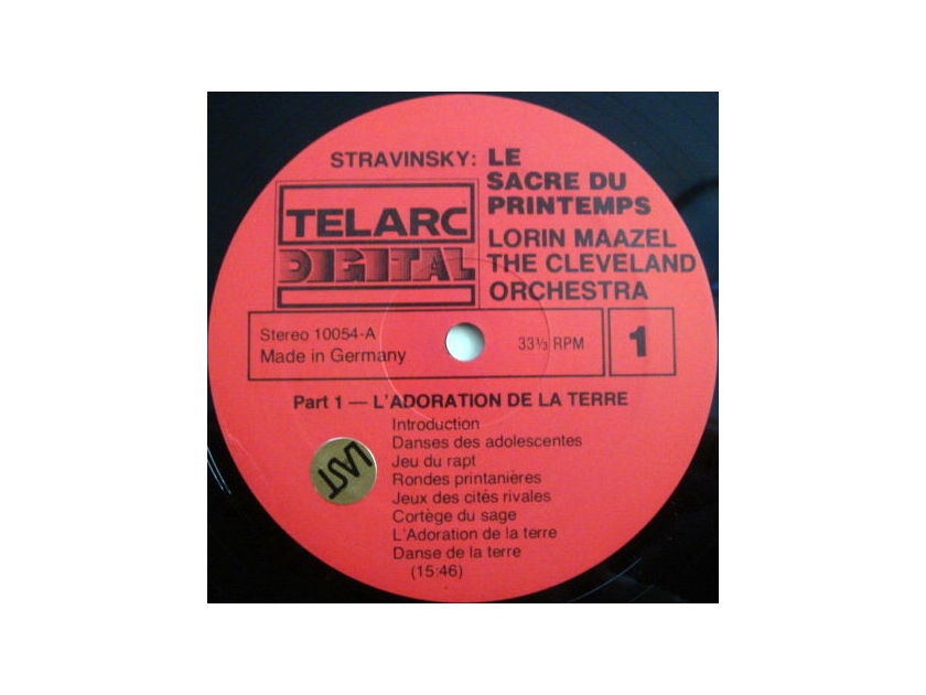 ★Audiophile★ Telarc / MAAZEL, - Stravinsky The Rite of spring, MINT!